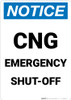 Notice: CNG (Compressed Natural Gas) Emergency Shut Off Portrait Notice: CNG (Compressed Natural Gas) Emergency Shut Off Portrait