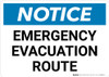 Notice: Emergency Evacuation Route Landscape