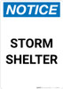 Notice: Storm Shelter Portrait