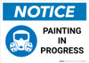 Notice: Painting In Progress with Icon Landscape Notice: Painting In Progress with Icon Landscape