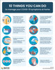 10 Things You Can Do To Manage Your Covid-19 Symptoms At Home - Poster
