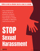 Stop Sexual Harassment At Work - Poster Stop Sexual Harassment At Work - Poster