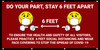 Do Your Part Stay 6ft Apart with Emojis - Banner