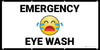 Emergency Eye Wash with Emojis White - Banner