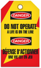 Lockout English/French Life Line Tags