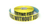 ESD: Do Not Cross Without Testing ESD Wrist Strap - Inline Printed Floor Marking Tape
