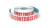 ESD: ESD Controls Past This Line - Inline Printed Floor Marking Tape