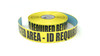 Restricted Area - ID Required Beyond This Point - Inline Printed Floor Marking Tape Restricted Area - ID Required Beyond This Point - Inline Printed Floor Marking Tape