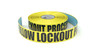 Follow Lockout Procedures - Inline Printed Floor Marking Tape