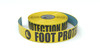ANSI: Foot Protection Mandatory Beyond This Point - Inline Printed Floor Marking Tape ANSI: Foot Protection Mandatory Beyond This Point - Inline Printed Floor Marking Tape