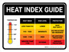 Heat Index Guide Landscape - Wall Sign Heat Index Guide Landscape - Wall Sign