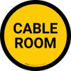 Cable Room Circular - Floor Sign Cable Room Circular - Floor Sign
