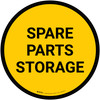 Spare Parts Storage Circular - Floor Sign Spare Parts Storage Circular - Floor Sign