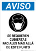 Notice: Face Coverings Required Beyond This Point Spanish with Icon Portrait - Wall Sign Notice: Face Coverings Required Beyond This Point Spanish with Icon Portrait - Wall Sign