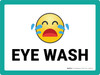 Eye Wash with Emoji Landscape - Wall Sign