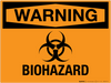 Warning: Biohazard - Wall Sign
