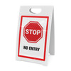 Stop: No Entry - A-Frame Sign