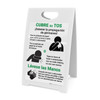 Cover Your Cough - Stop the Spread of Germs! Spanish Portrait - A-Frame Sign Cover Your Cough - Stop the Spread of Germs! Spanish Portrait - A-Frame Sign