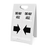 One-Way Aisle Right Arrow Portrait - A-Frame Sign One-Way Aisle Right Arrow Portrait - A-Frame Sign