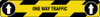 One Way Traffic up - Social Distancing Strip