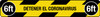 Detener El Coronavirus 6Ft - Social Distancing Strip