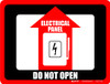 Electrical Panel Do Not Open Floor Sign Electrical Panel Do Not Open Floor Sign