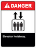 Danger Elevator Hoistway Danger Elevator Hoistway