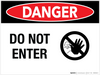 Danger Do Not Enter - Stop Hand Danger Do Not Enter - Stop Hand