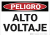 Danger: High Voltage - Spanish - Wall Sign Danger: High Voltage - Spanish - Wall Sign