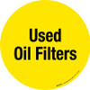 Used Oil Filters Floor Sign Used Oil Filters Floor Sign
