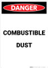 Combustible Dust - Portrait Wall Sign