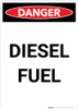 Diesel Fuel - Portrait Wall Sign Diesel Fuel - Portrait Wall Sign