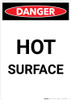 Hot Surface - Portrait Wall Sign
