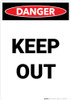 Keep Out - Portrait Wall Sign