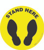 Stand Here - Floor Sign Stand Here - Floor Sign