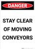 Stay back 100 Feet - Portrait Wall Sign Stay back 100 Feet - Portrait Wall Sign