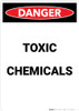 Toxic Chemicals - Portrait Wall Sign Toxic Chemicals - Portrait Wall Sign