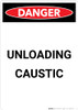 Unloading Caustic - Portrait Wall Sign Unloading Caustic - Portrait Wall Sign