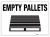 Empty Pallets ‚Äö Floor Sign Empty Pallets ‚Äö Floor Sign