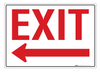 Exit (Arrow Left) - Wall Sign Exit (Arrow Left) - Wall Sign