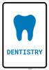 Dentistry with Icon Portrait v2 - Wall Sign