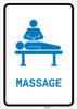 Massage with Icon Portrait v2 - Wall Sign