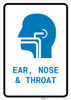 Ears, Nose, and Throat (ENT) with Icon Portrait v2 - Wall Sign Ears, Nose, and Throat (ENT) with Icon Portrait v2 - Wall Sign
