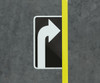 Right Turn Arrow - Floor Marking Sign Right Turn Arrow - Floor Marking Sign
