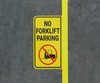 No Forklift Parking - Floor Marking Sign