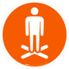 Stand Here Icon Only v2 - Floor Sign