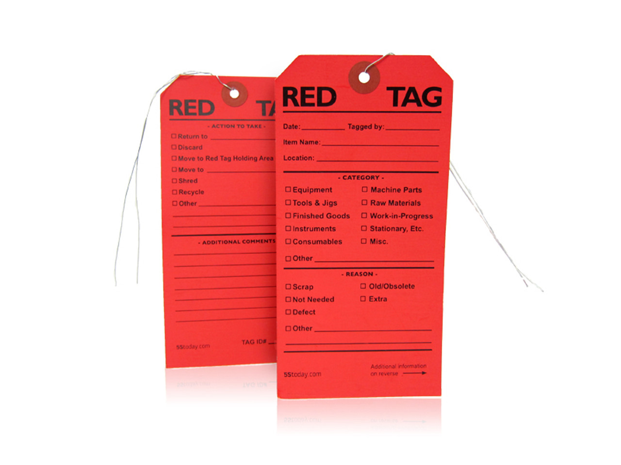 5S Red Tags Best way to Sort Items for your 5S program