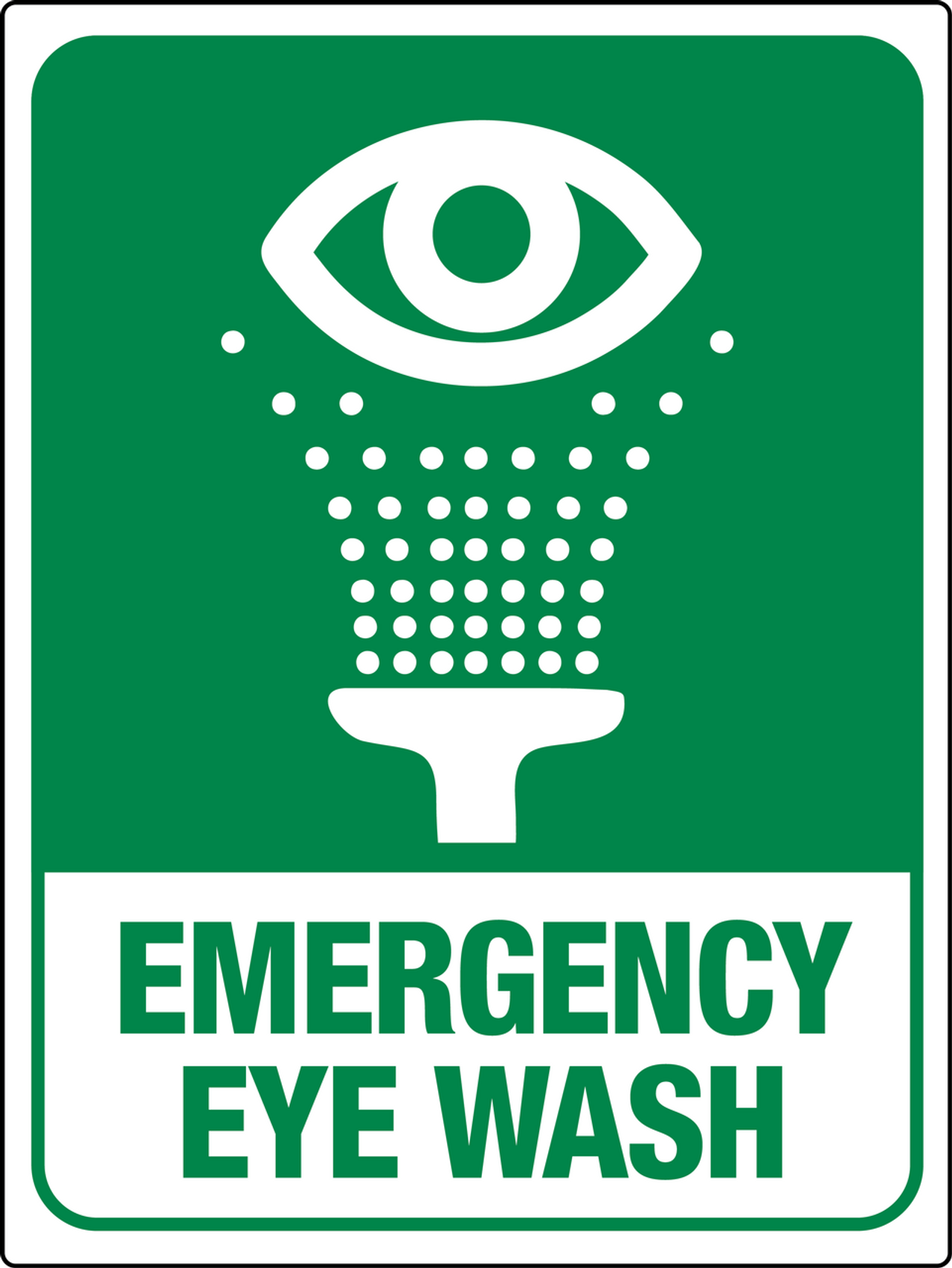 Eye Wash Station Sign Printable Eye Wash Station Sign Printable