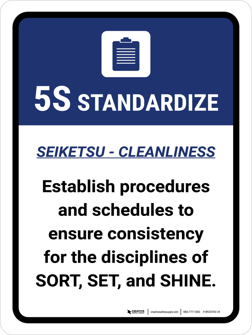 5s standardize