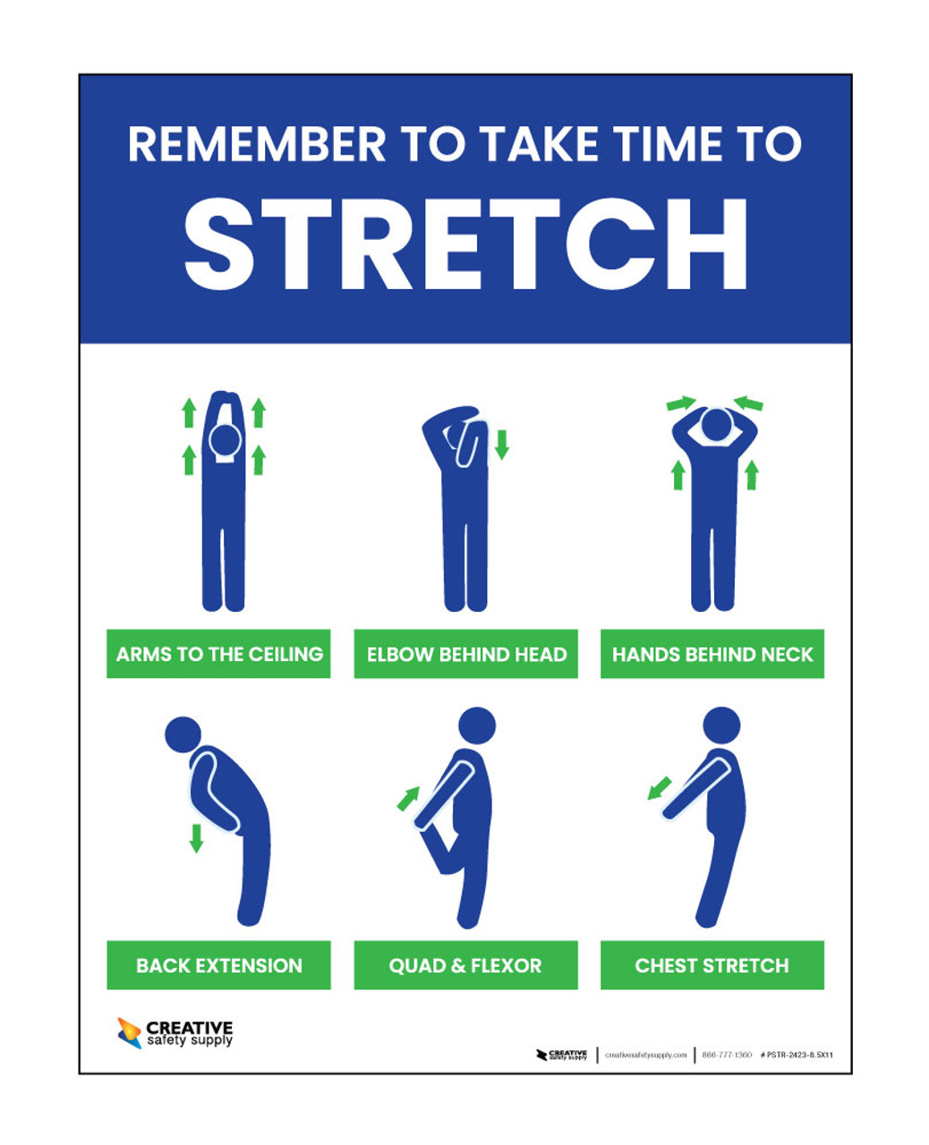 basic stretching chart